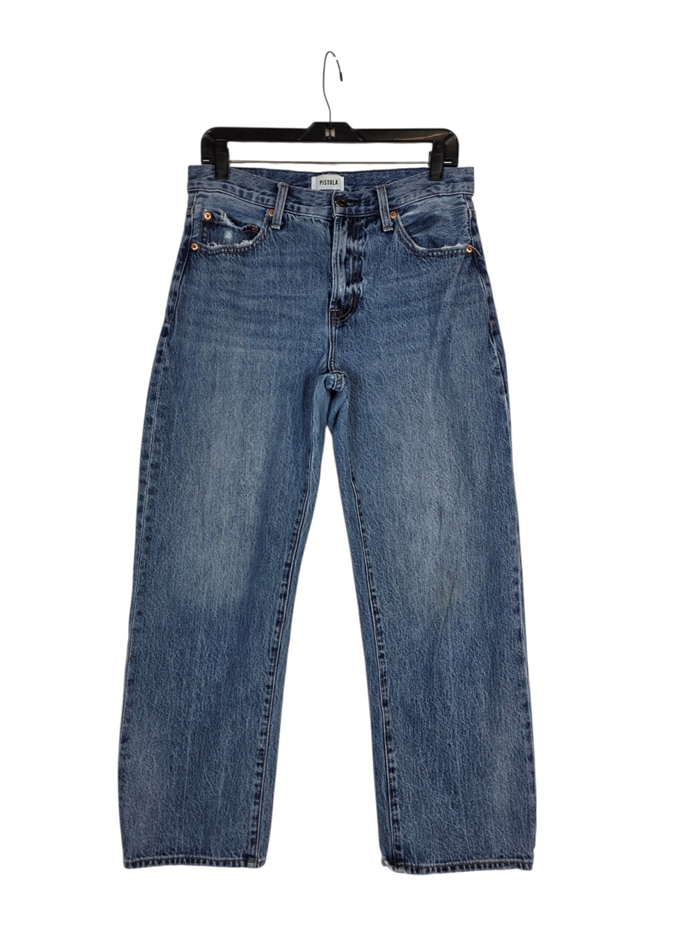 pistola Straight Leg Medium Blue Jeans